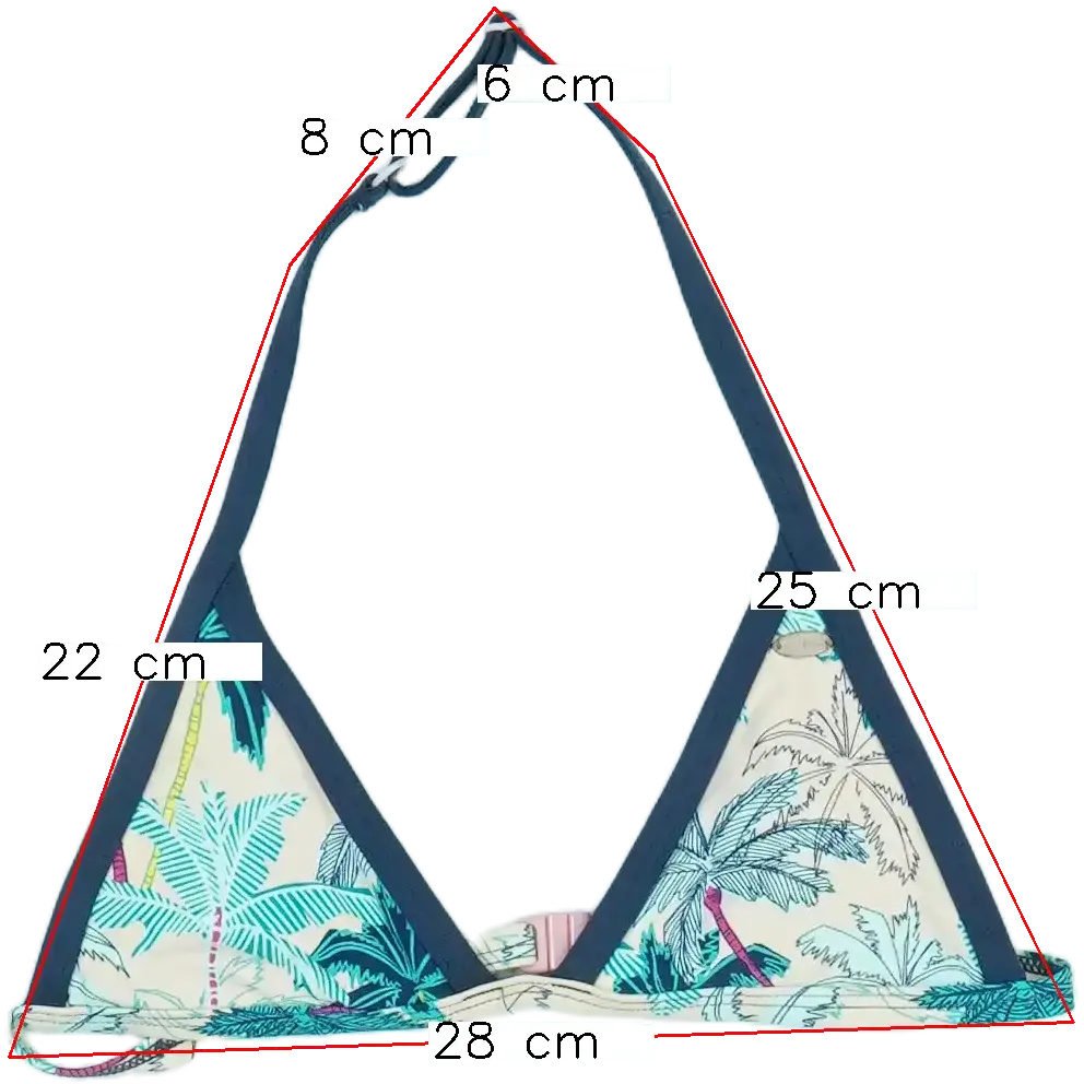 Többszínű O'neill Bikini felső EU 152 / UK 12 év / US 12 év/L