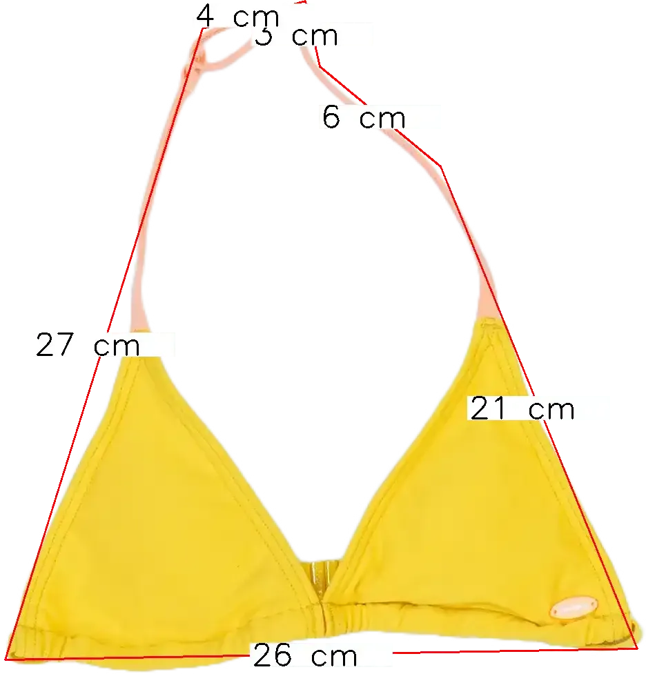 Sárga O'neill Bikini felső EU 152 / UK 12 év / US 12 év/L