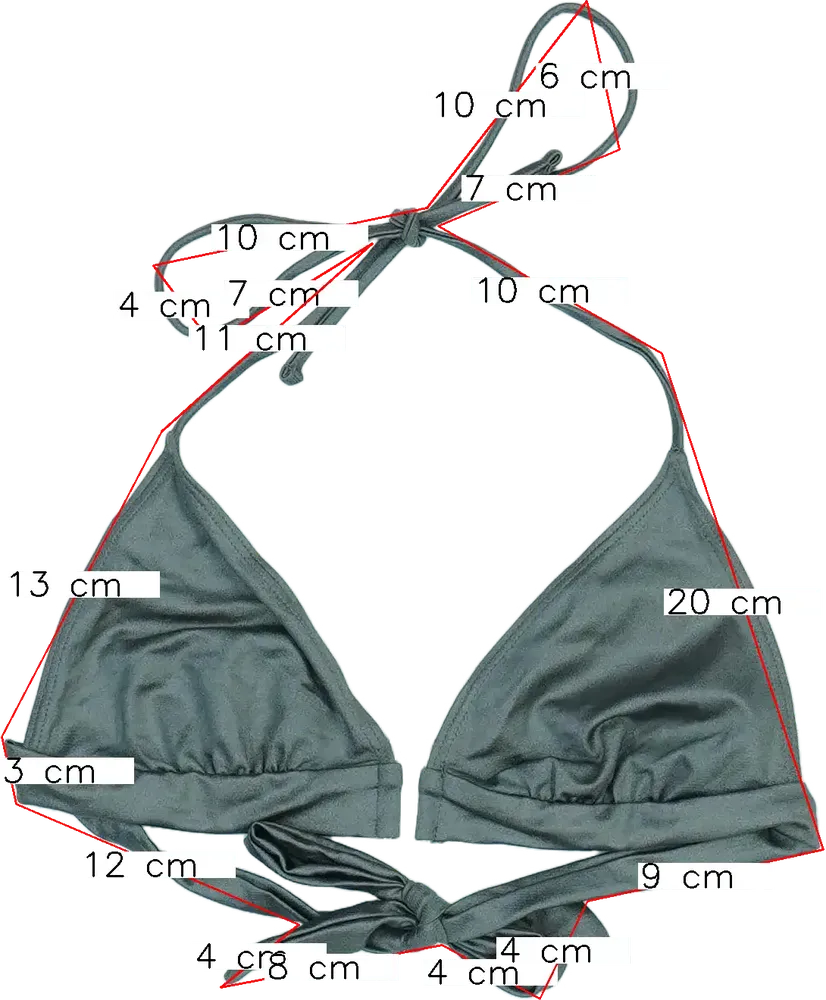 Szürke Egyéb Bikini felső EU 38