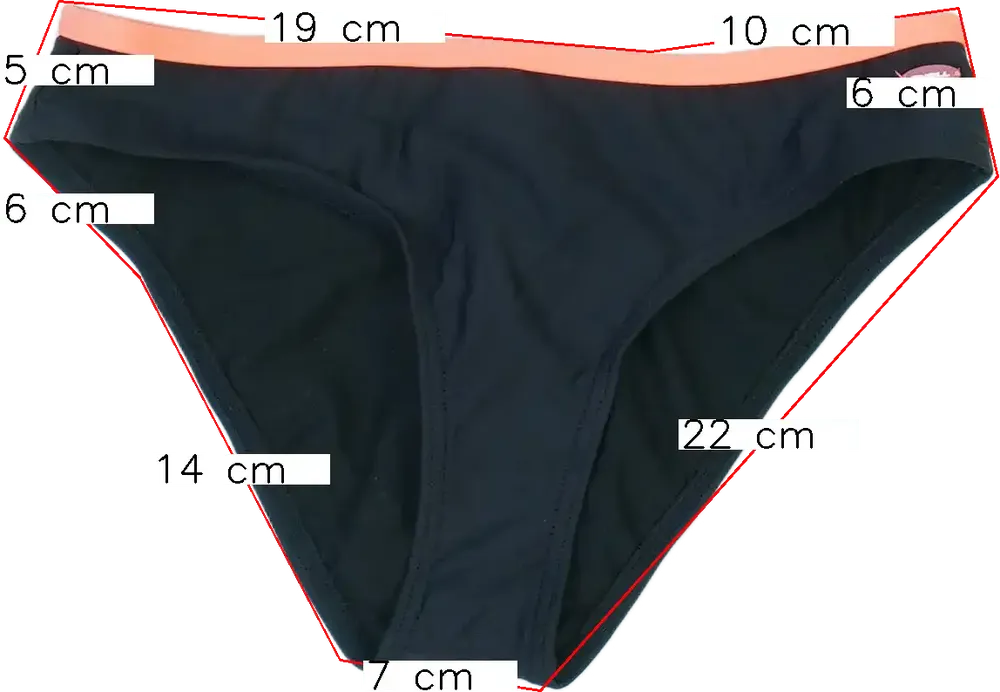 Fekete O'neill Bikini alsó EU 152 / UK 12 év / US 12 év/L