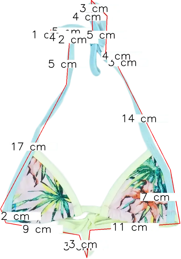 Többszínű O'neill Bikini felső EU 110 / UK 5 év / US 5 év/XS