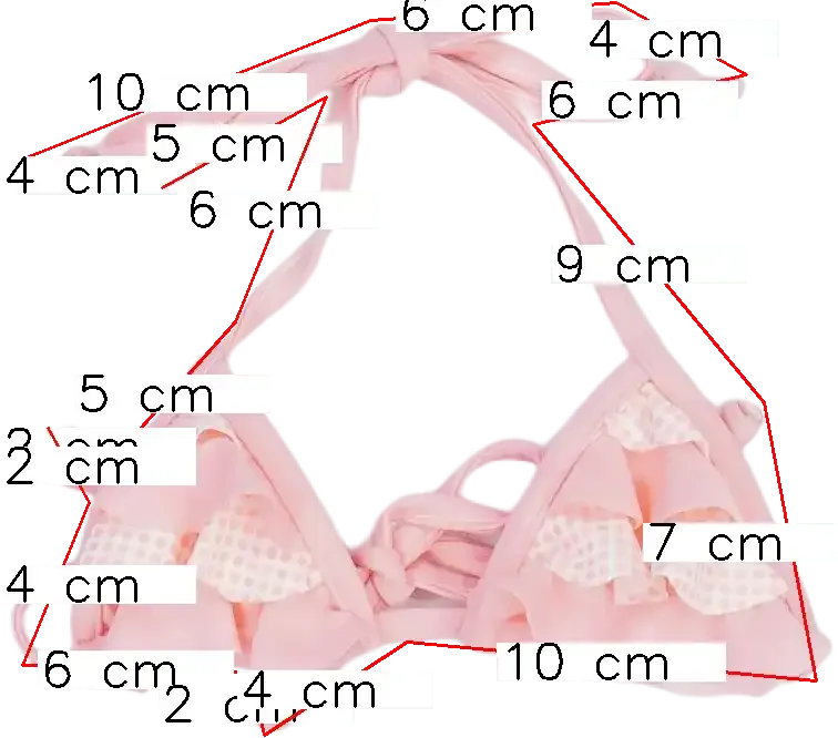 Rózsaszín Overkids Bikini felső EU 92 / UK 2 év / US 2T