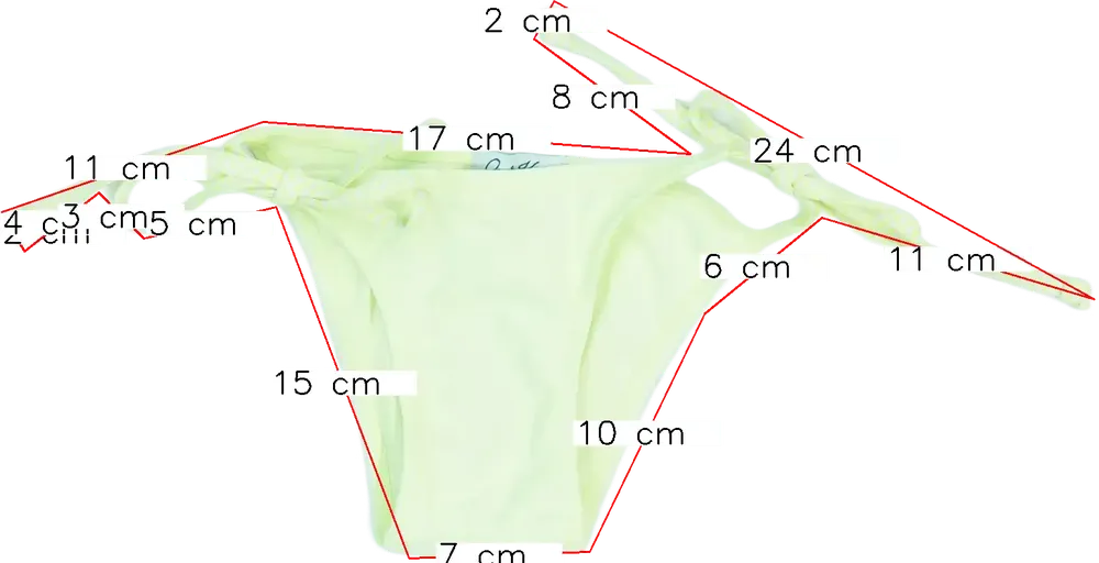 Sárga Overkids Bikini alsó EU 98 / UK 3 év / US 3T