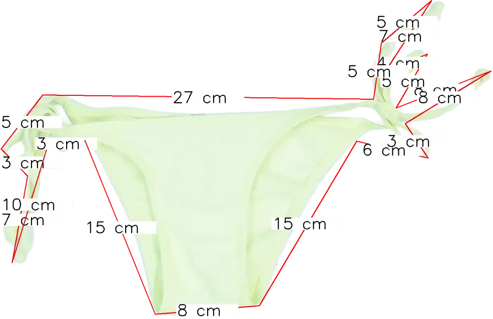 Sárga Overkids Bikini alsó EU 104 / UK 4 év / US 4T/XS