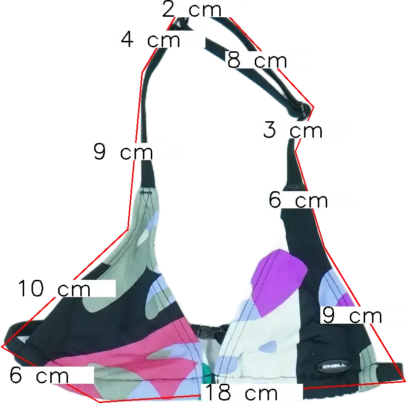 Többszínű O'neill Bikini felső EU 128 / UK 8 év / US 8 év/M