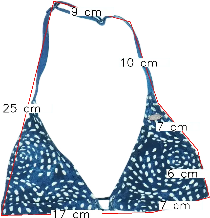 Kék O'neill Bikini felső EU 152 / UK 12 év / US 12 év/L