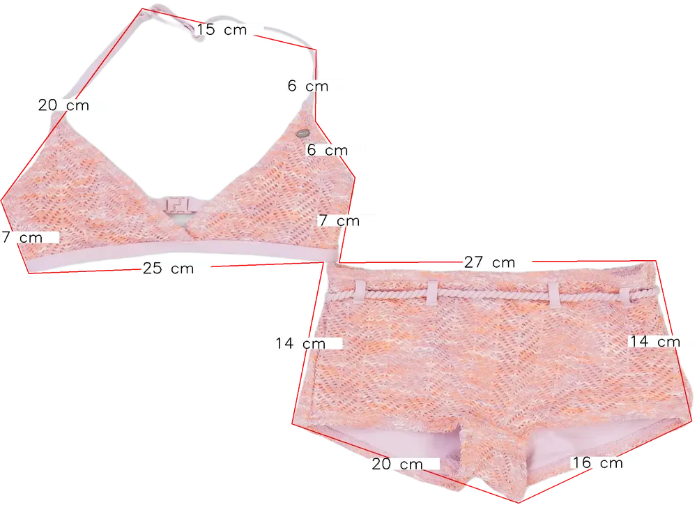Rózsaszín O'neill Bikini EU 152 / UK 12 év / US 12 év/L