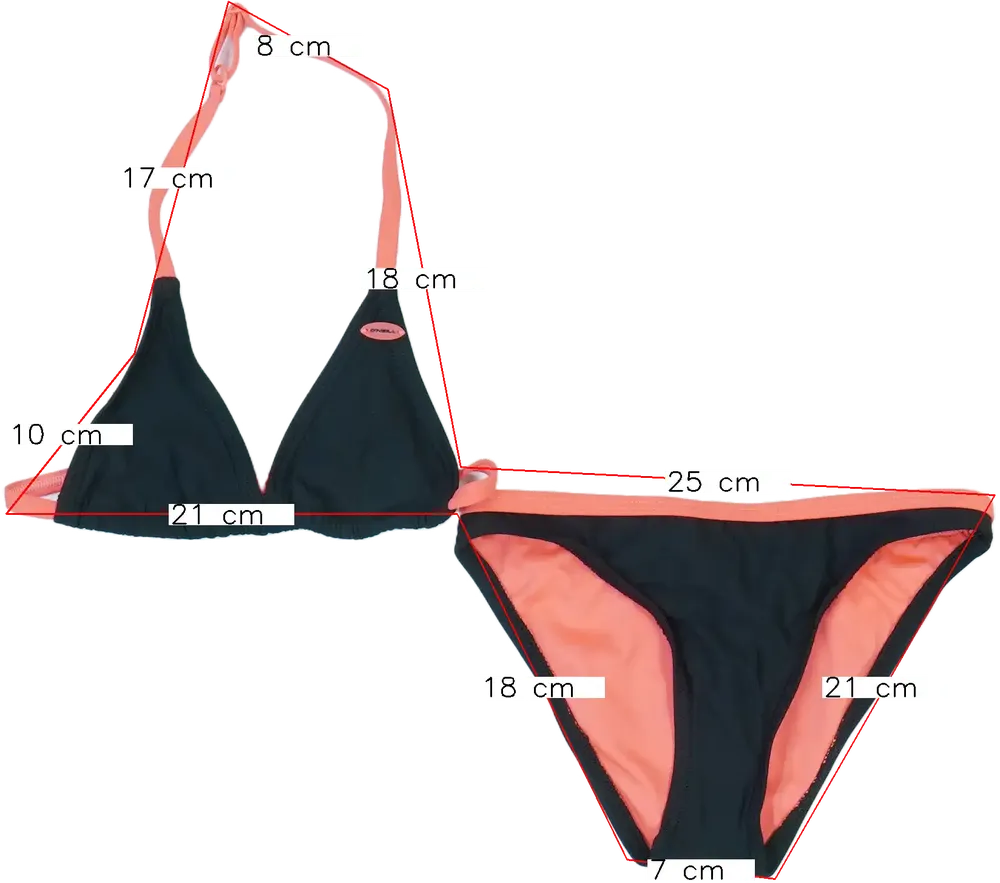 Fekete O'neill Bikini EU 128 / UK 8 év / US 8 év/M
