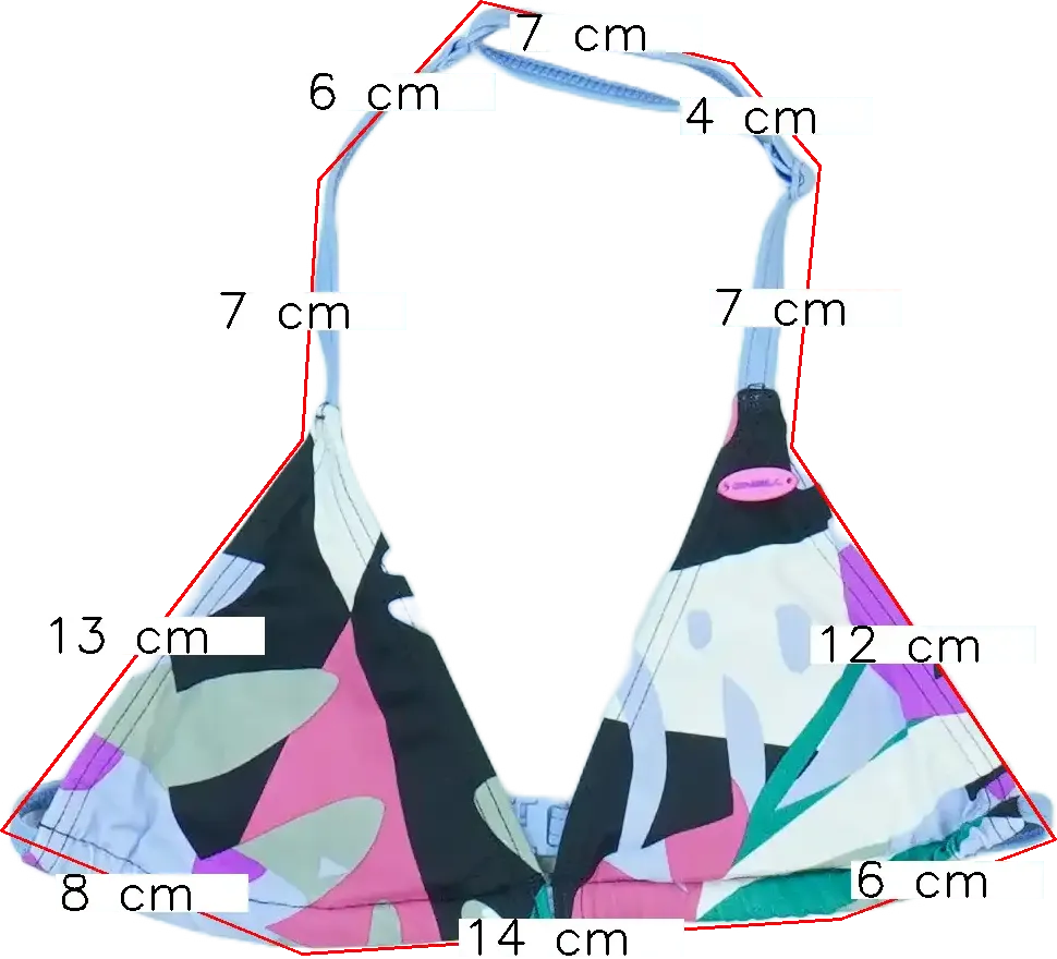 Többszínű O'neill Bikini felső EU 152 / UK 12 év / US 12 év/L