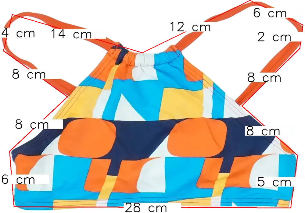 Többszínű O'neill Bikini felső EU 152 / UK 12 év / US 12 év/L