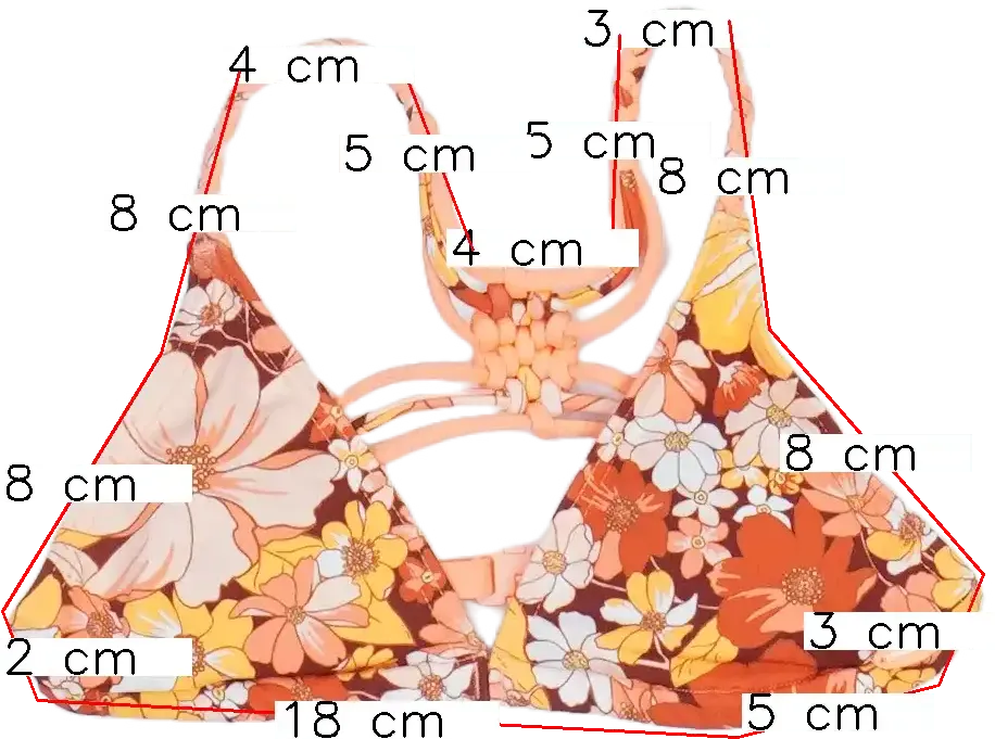 Sárga (narancs) O'neill Bikini felső EU 152 / UK 12 év / US 12 év/L