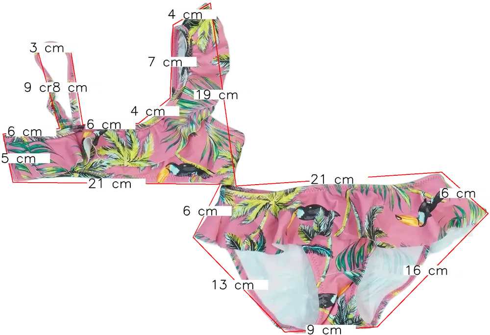 Rózsaszín Zara Bikini EU 110 / UK 5 év / US 5 év/XS