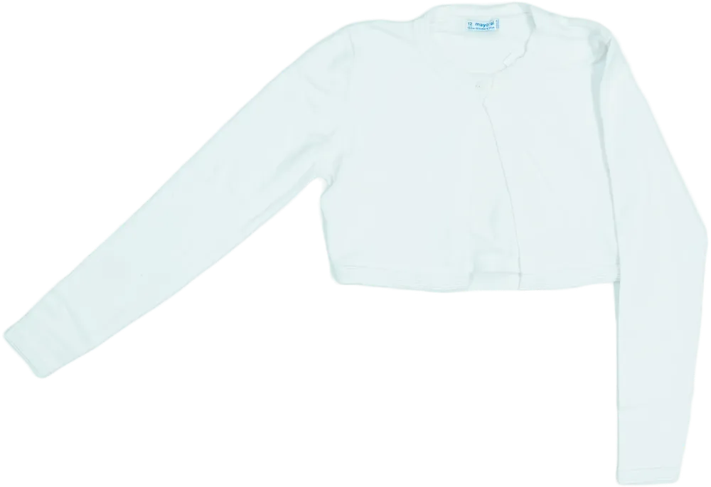 Fehér Mayoral Bolero EU 152 / UK 12 év / US 12 év/L
