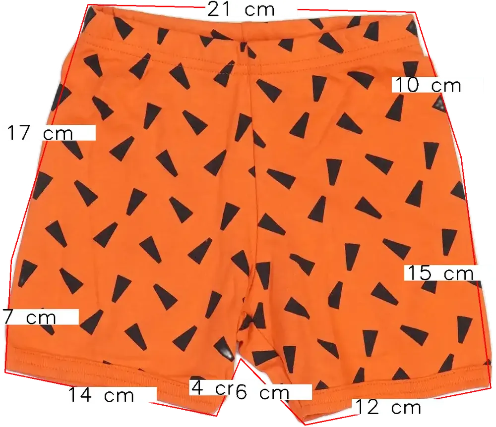 Piros Lupilu Rövidnadrág EU 92 / UK 2 év / US 2T