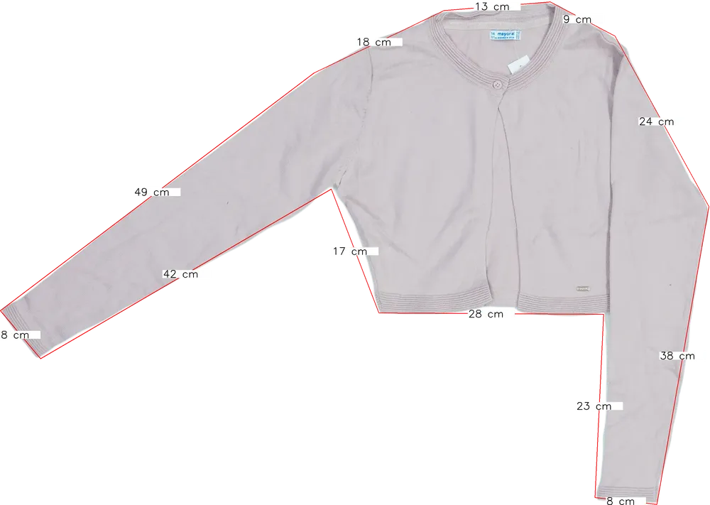 Rózsaszín Mayoral Bolero EU 158 / UK 13 év / US 14 év/XL