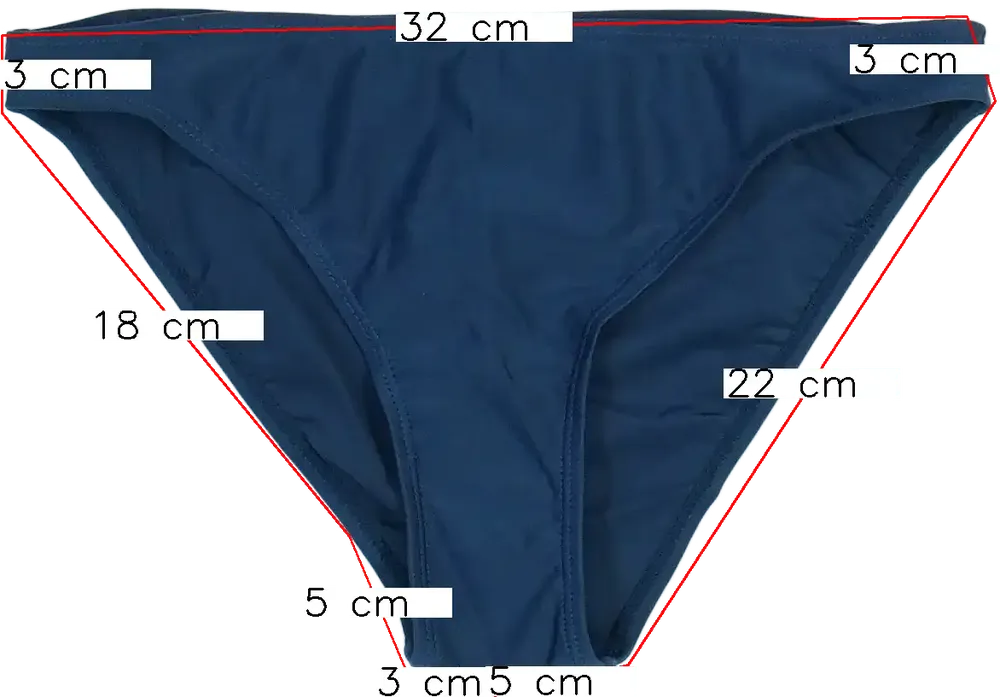 Kék Peanuts Bikini alsó EU 164 / UK 14 év / US 14 év/XL