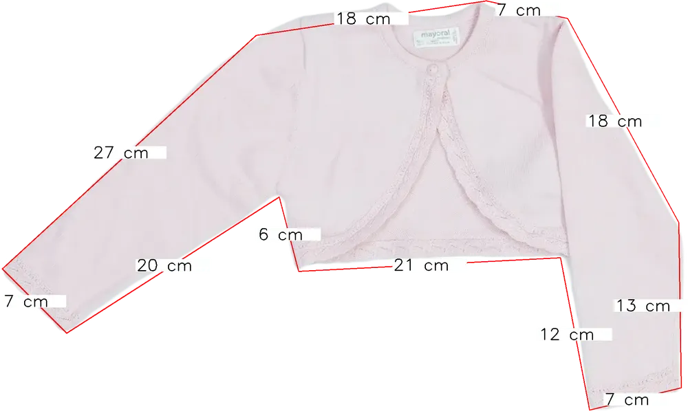 Rózsaszín Mayoral Bolero EU 86 / UK 12-18 hónap / US 18 hónap