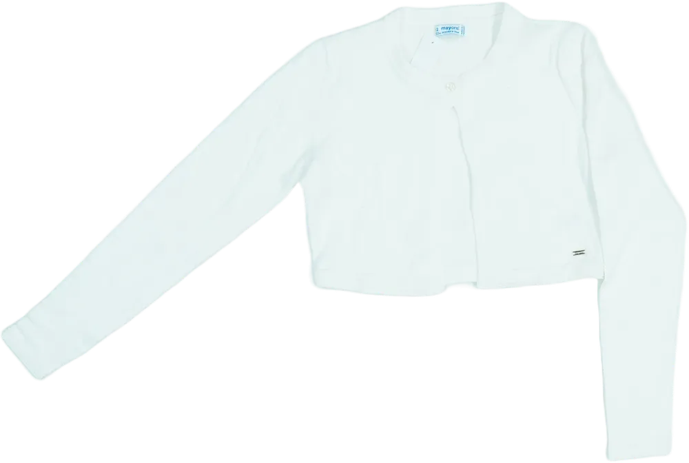 Fehér Mayoral Bolero EU 152 / UK 12 év / US 12 év/L