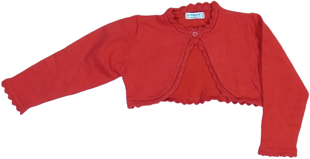 Piros Mayoral Bolero EU 86 / UK 12-18 hónap / US 18 hónap