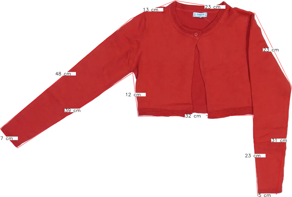 Piros Mayoral Bolero EU 152 / UK 12 év / US 12 év/L