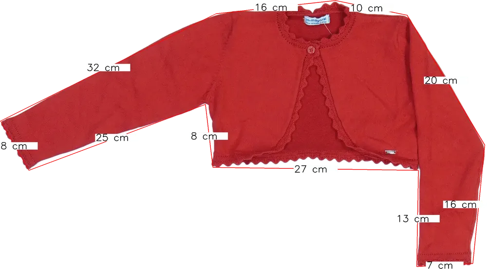 Piros Mayoral Bolero EU 92 / UK 2 év / US 2T