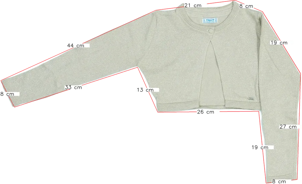 Arany Mayoral Bolero EU 128 / UK 8 év / US 8 év/M