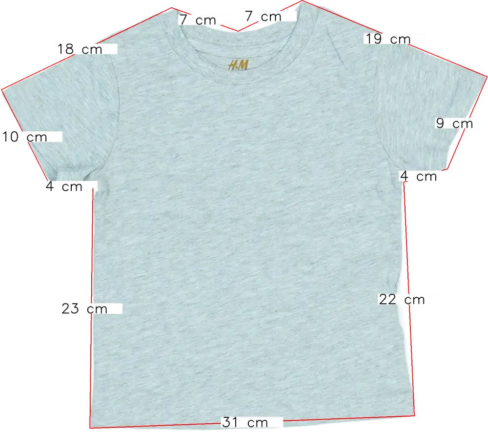 Szürke H&amp;M Póló EU 92 / UK 2 év / US 2T