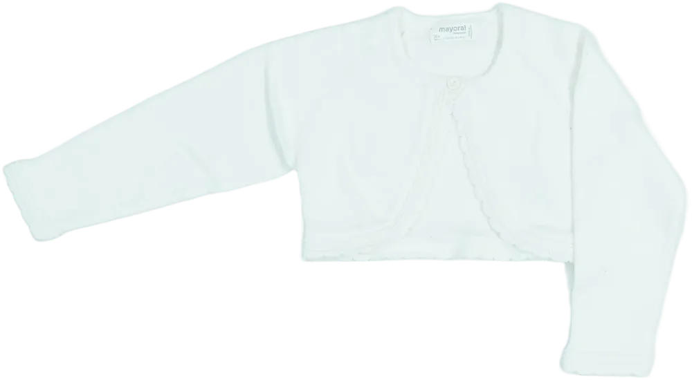 Fehér Mayoral Bolero EU 86 / UK 12-18 hónap / US 18 hónap