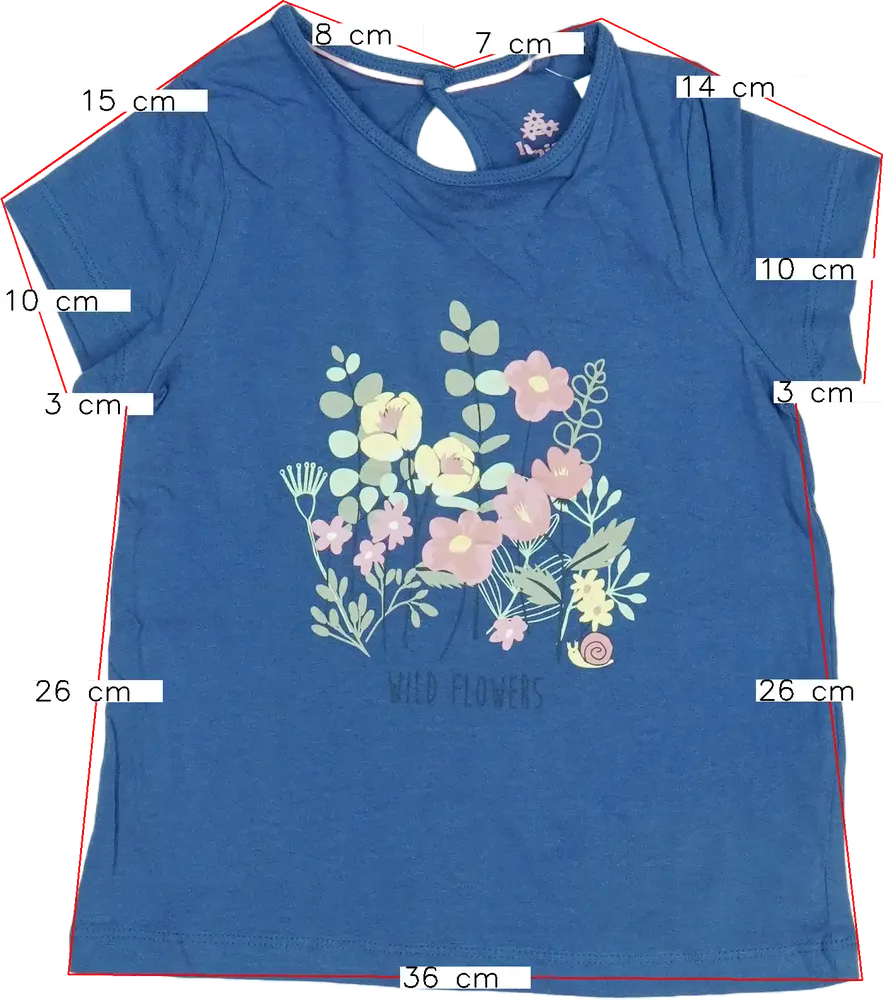 Kék Lupilu Póló EU 104 / UK 4 év / US 4T/XS