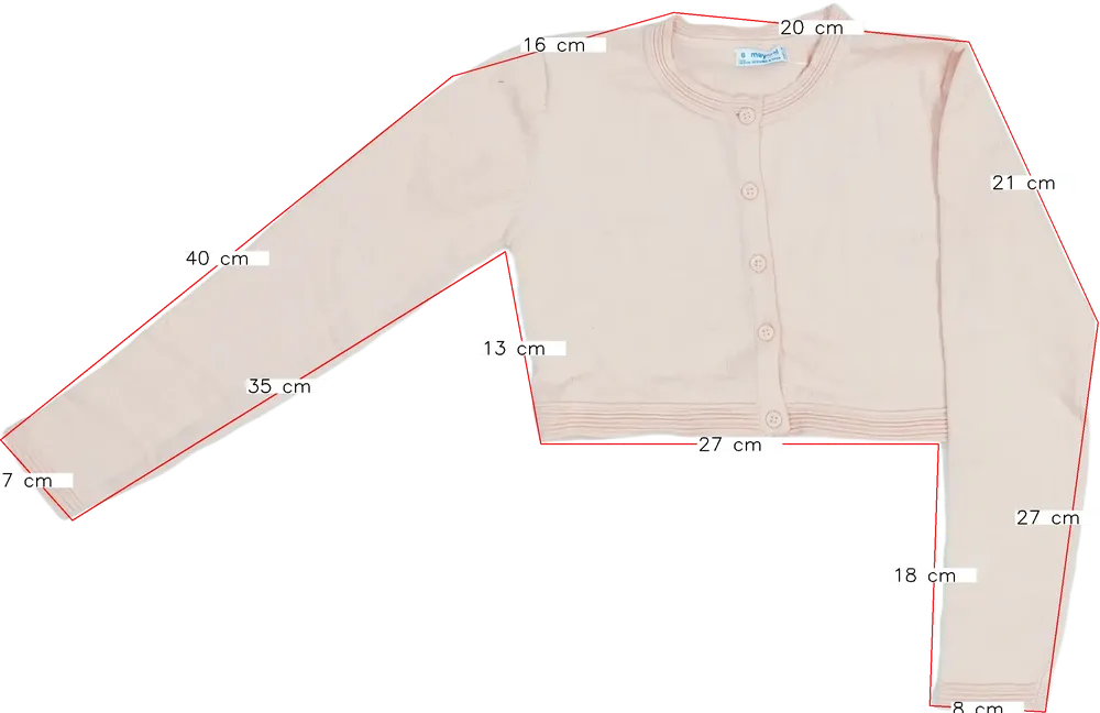 Rózsaszín Mayoral Bolero EU 128 / UK 8 év / US 8 év/M