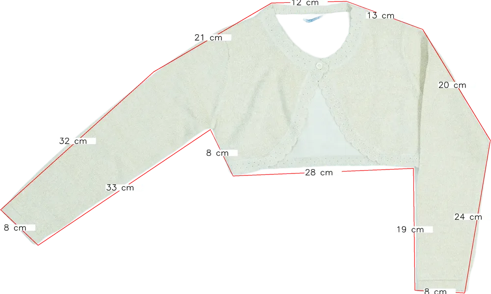 Arany Mayoral Bolero EU 122 / UK 7 év / US 7 év/M