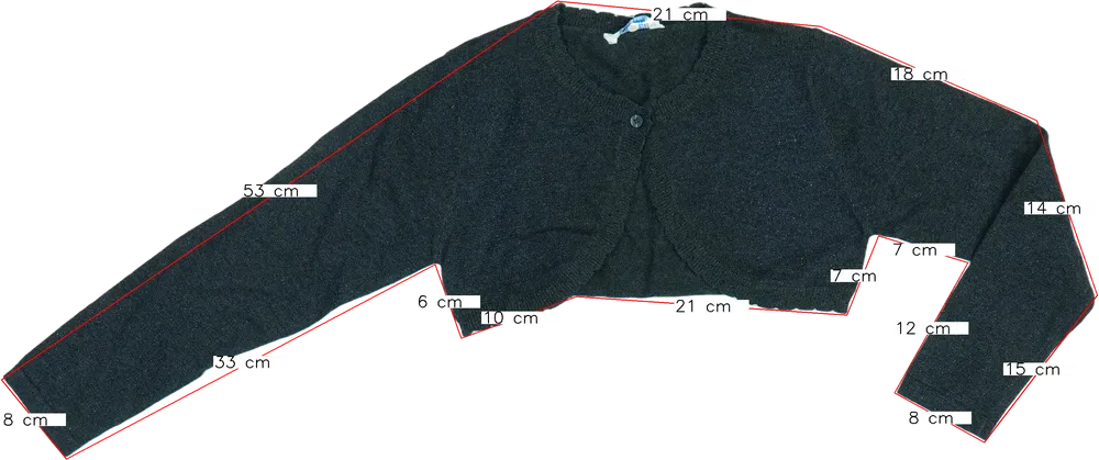 Fekete Mayoral Bolero EU 128 / UK 8 év / US 8 év/M