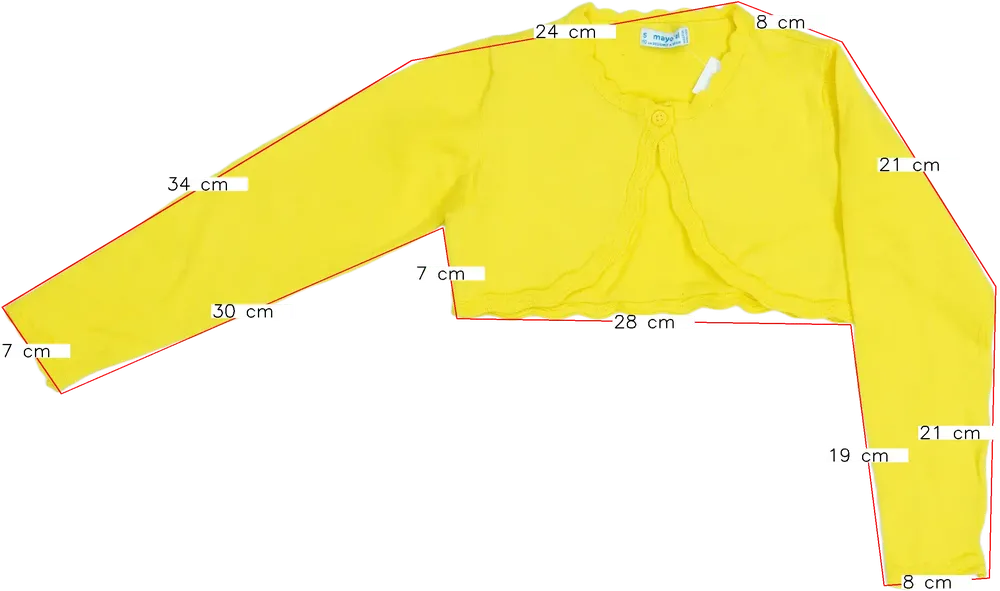 Sárga Mayoral Bolero EU 110 / UK 5 év / US 5 év/XS