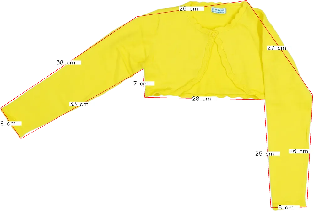 Sárga Mayoral Bolero EU 128 / UK 8 év / US 8 év/M