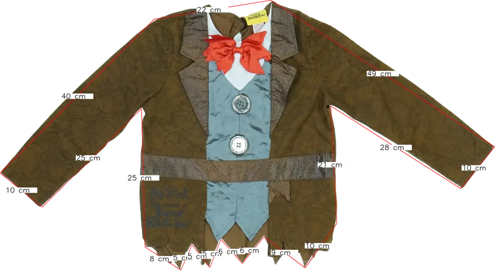 Barna Egyéb Jelmez EU 116 / UK 6 év / US 6 év/S