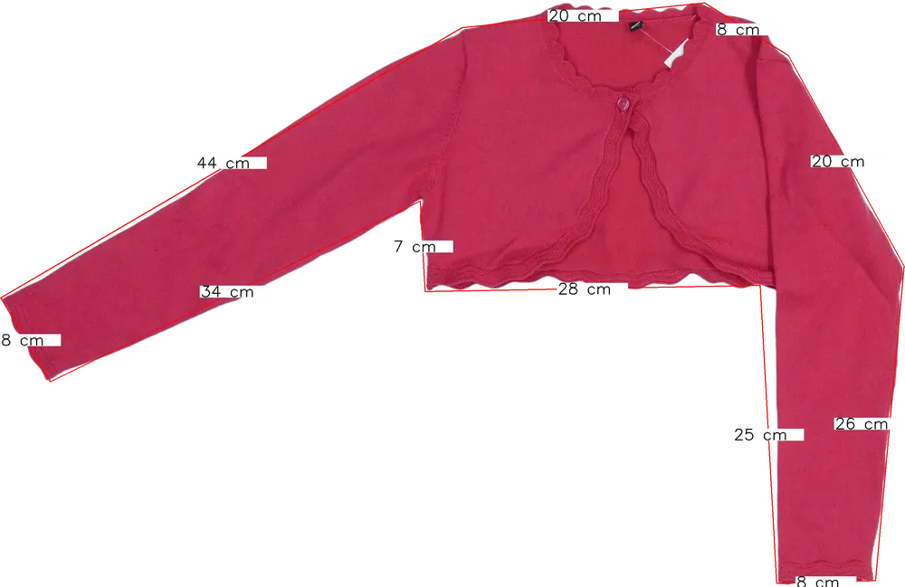 Rózsaszín Mayoral Bolero EU 122 / UK 7 év / US 7 év/M