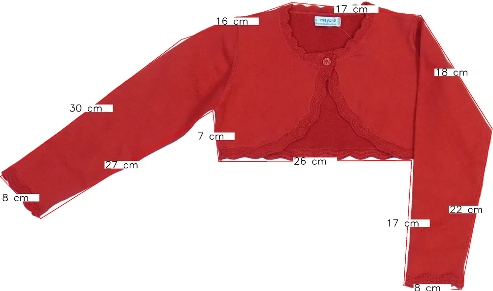 Piros Mayoral Bolero EU 104 / UK 4 év / US 4T/XS