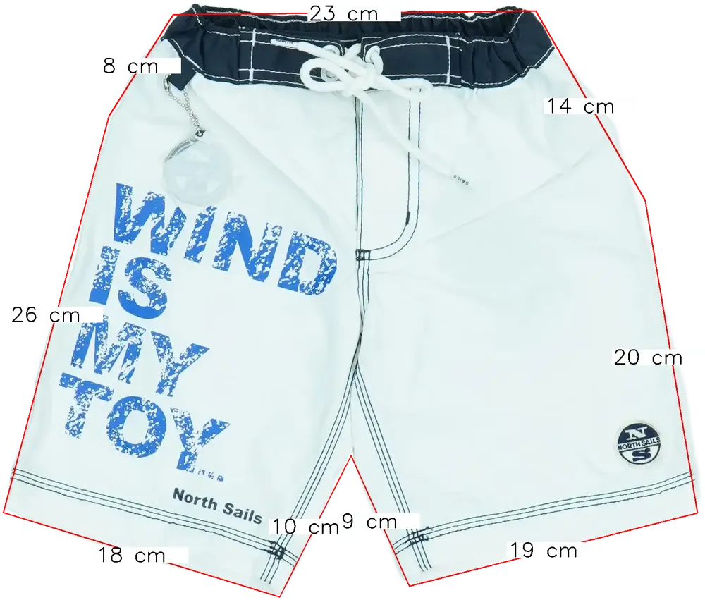 Fehér Egyéb Fürdőnadrág EU 104 / UK 4 év / US 4T/XS