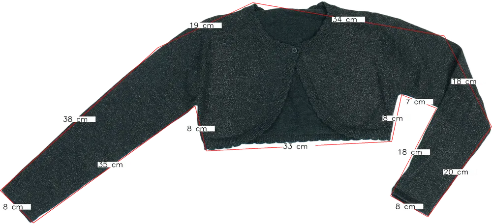 Fekete Mayoral Bolero EU 134 / UK 9 év / US 9 év/L