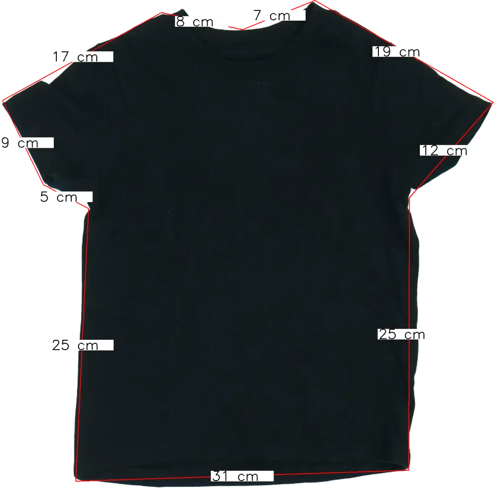 Fekete H&amp;M Póló EU 104 / UK 4 év / US 4T/XS