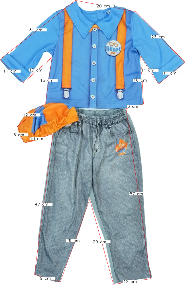 Többszínű Egyéb Jelmez EU 104 / UK 4 év / US 4T/XS