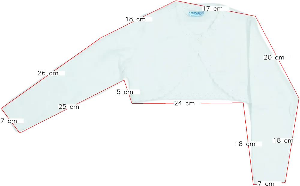 Fehér Mayoral Bolero EU 104 / UK 4 év / US 4T/XS