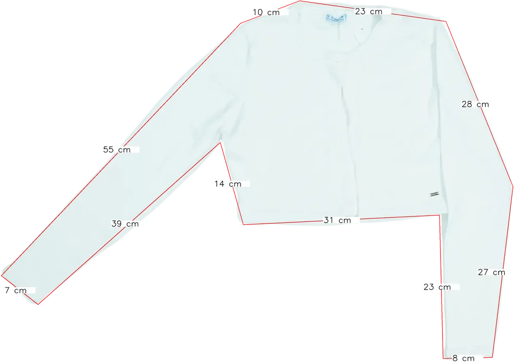 Fehér Mayoral Bolero EU 158 / UK 13 év / US 14 év/XL