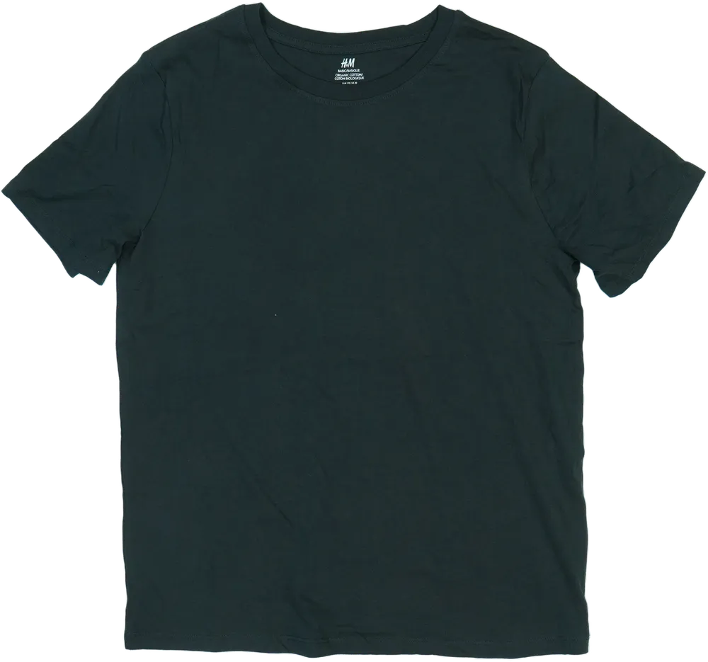 Fekete H&amp;M Póló EU 170 / UK 15 év / US XL