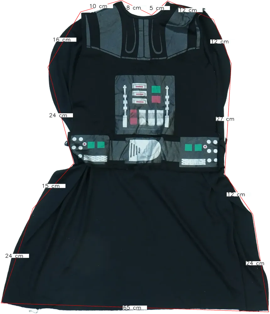 Fekete Star Wars Jelmez EU 122 / UK 7 év / US 7 év/M