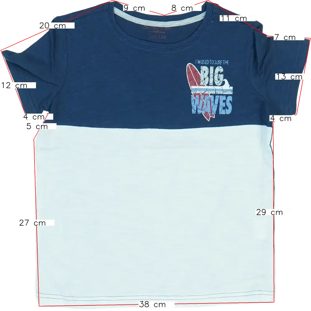 Kék PocoPiano Póló EU 128 / UK 8 év / US 8 év/M