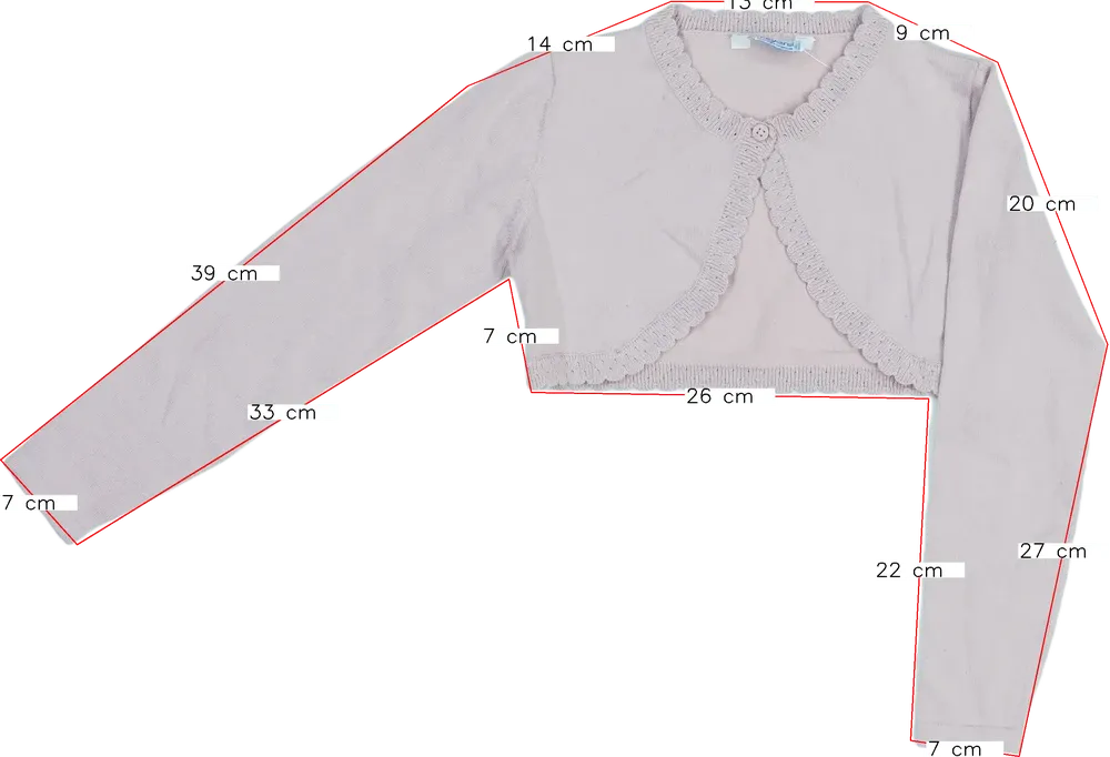 Rózsaszín Mayoral Bolero EU 128 / UK 8 év / US 8 év/M