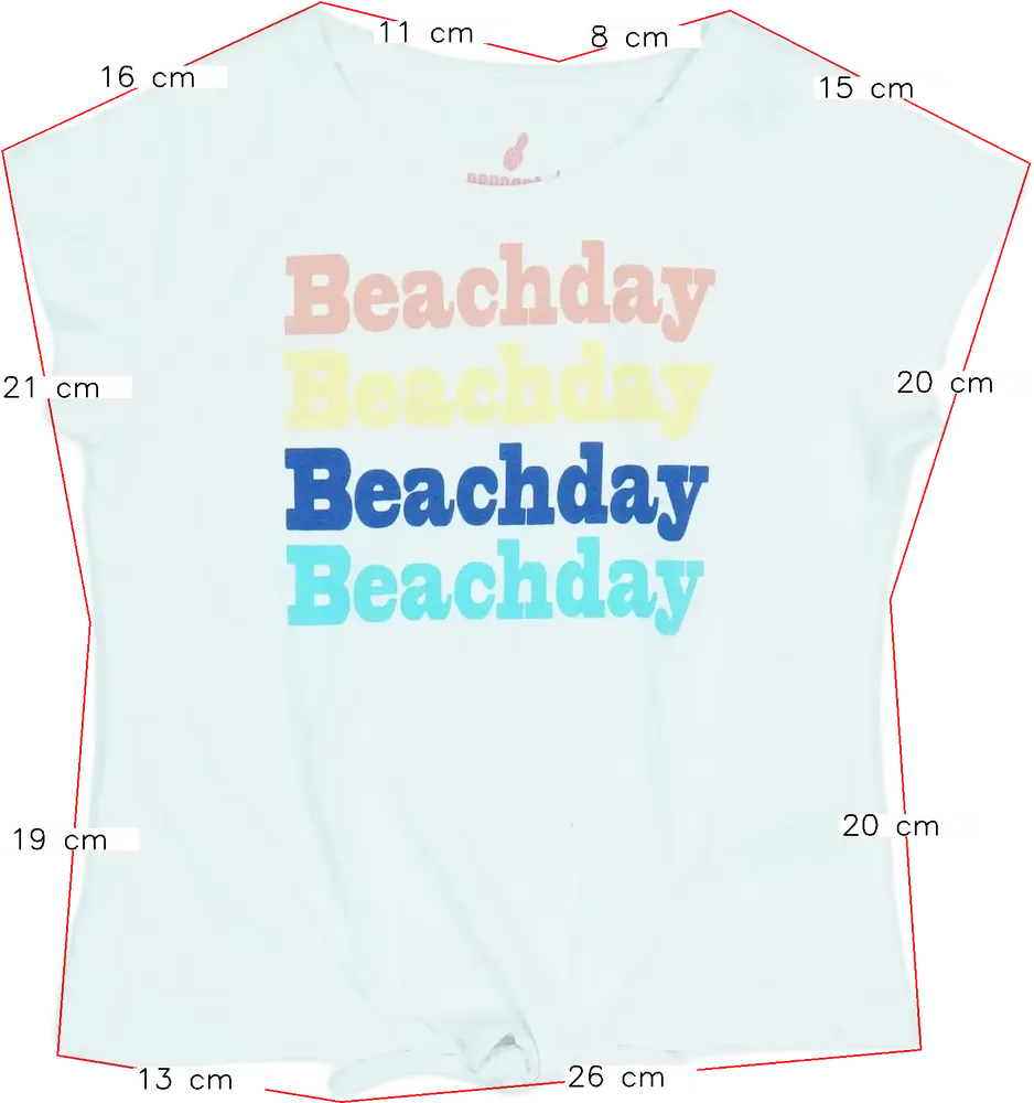 Fehér Pepperts! Póló EU 140 / UK 10 év / US 10 év/L