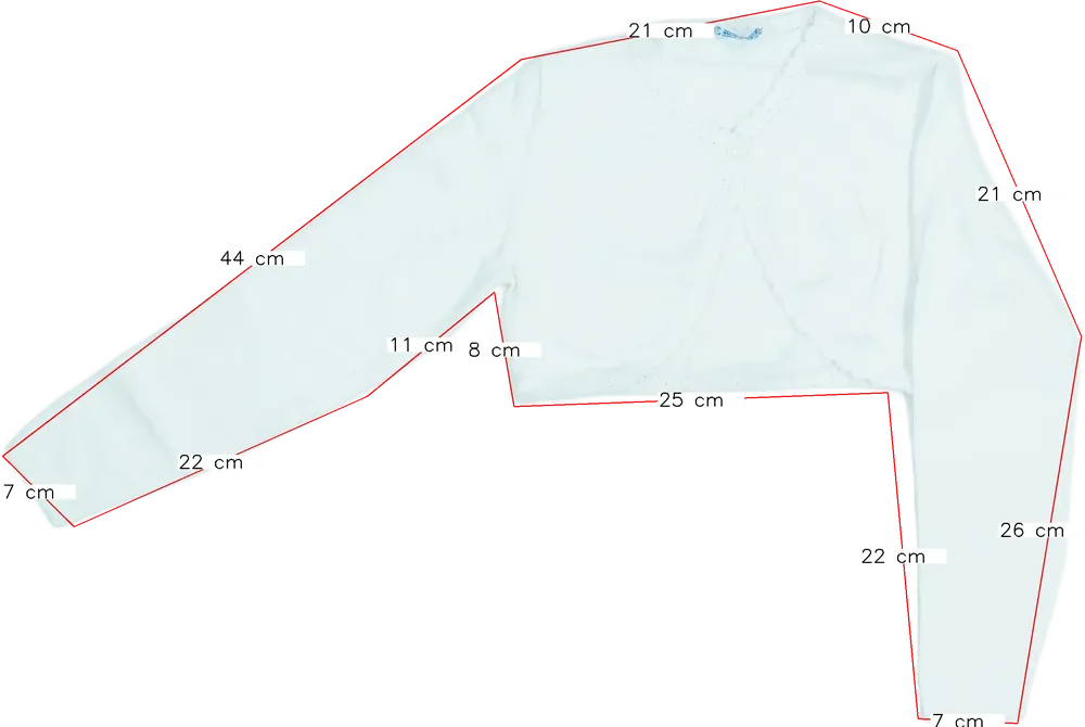 Fehér Mayoral Bolero EU 128 / UK 8 év / US 8 év/M