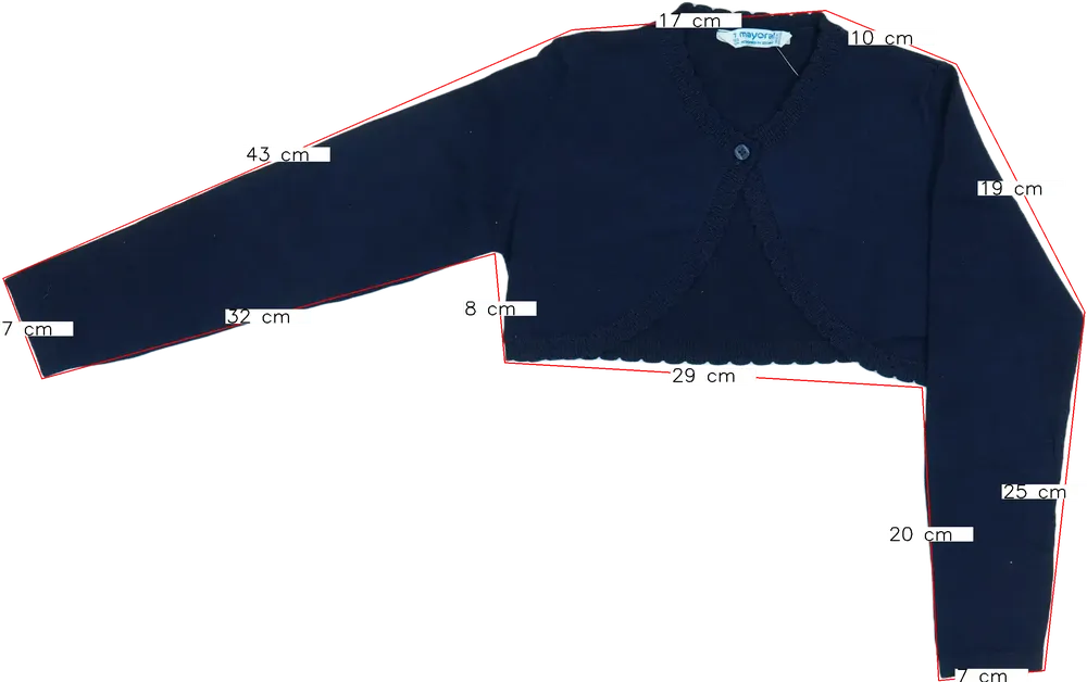 Kék Mayoral Bolero EU 122 / UK 7 év / US 7 év/M